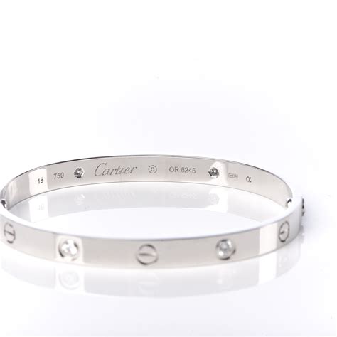 cartier white gold bracelet